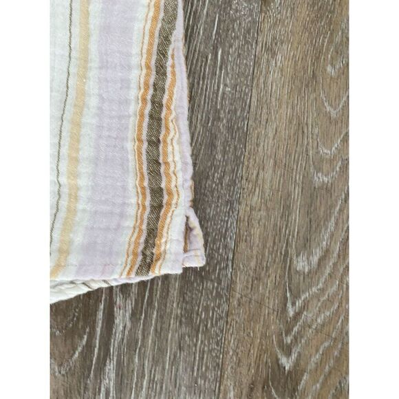 Sonoma Womans XL Striped Button up Shirt Sleeve top - Picture 4 of 7